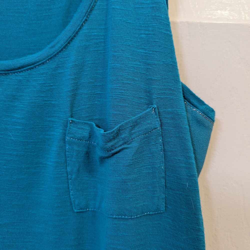 Calvin Klein Collection Turquoise Tank Top - Picture 3 of 6